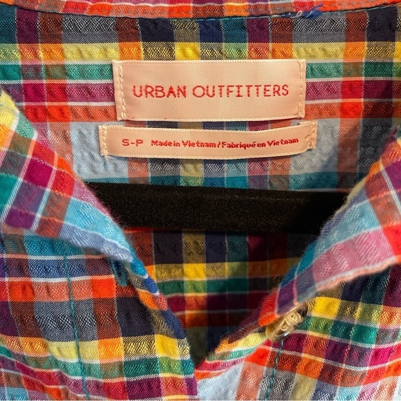 Urban Outfitters Bryce Oversize Plaid Button Down Shirt Size Women’s Sma… - Picture 11 of 13